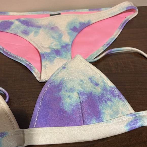 Triangl neoprene bikini set with bag - Picture 3 of 7